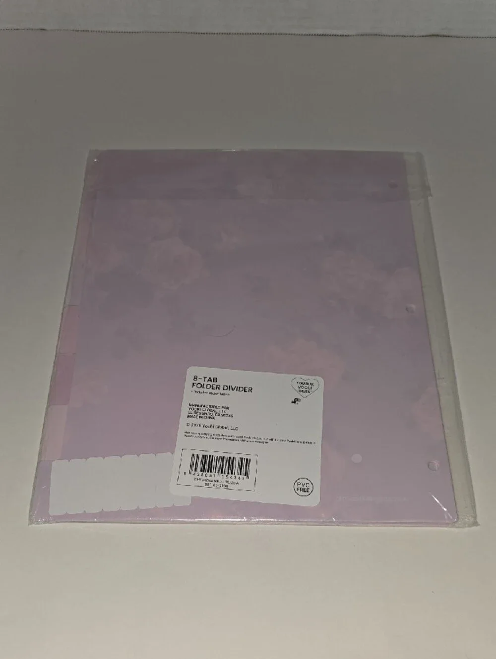 LoveShackFancy x Yoobi Blooming Heirloom 8-Tab Folder Divider set.